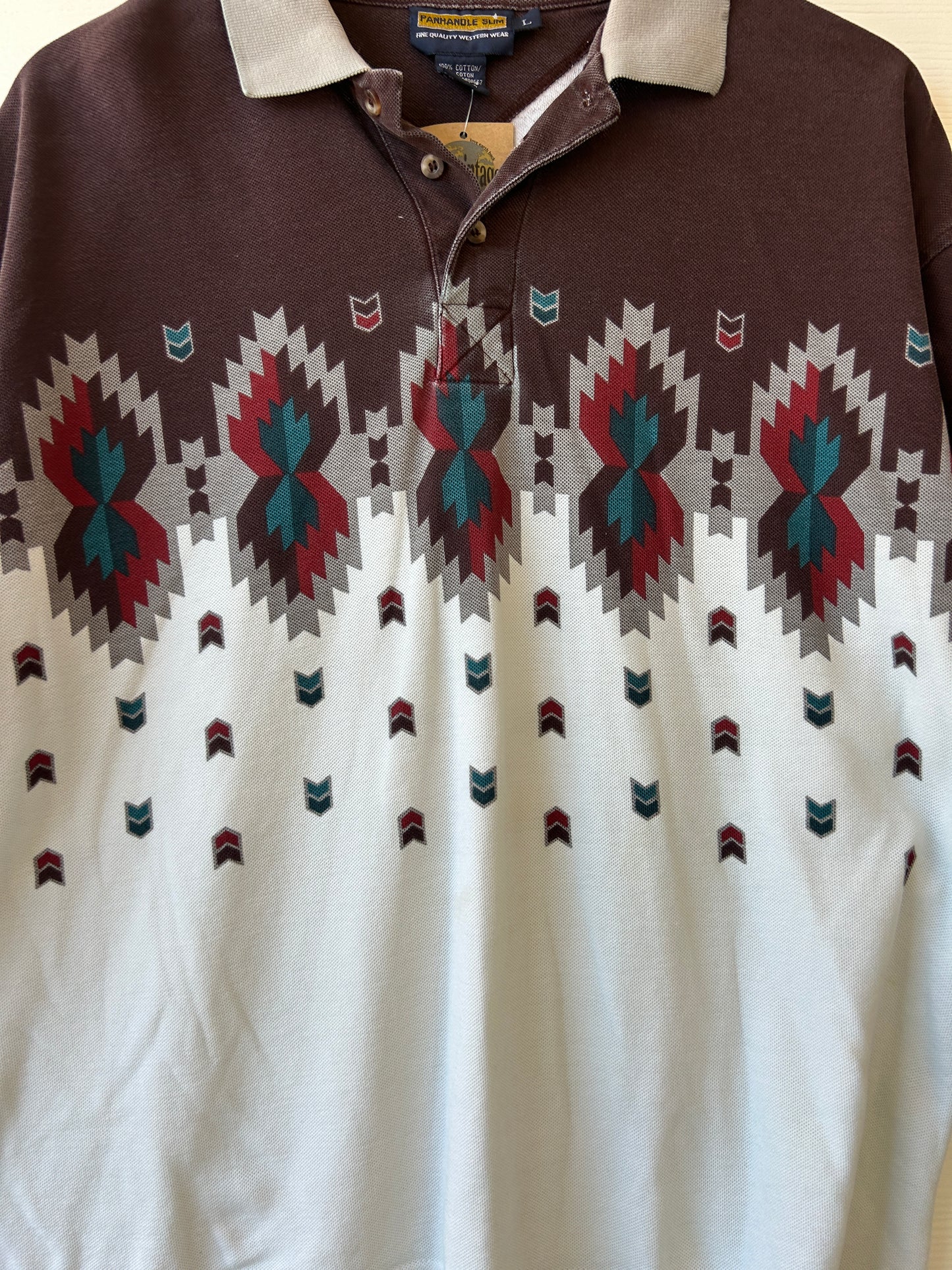 Western style polo - L