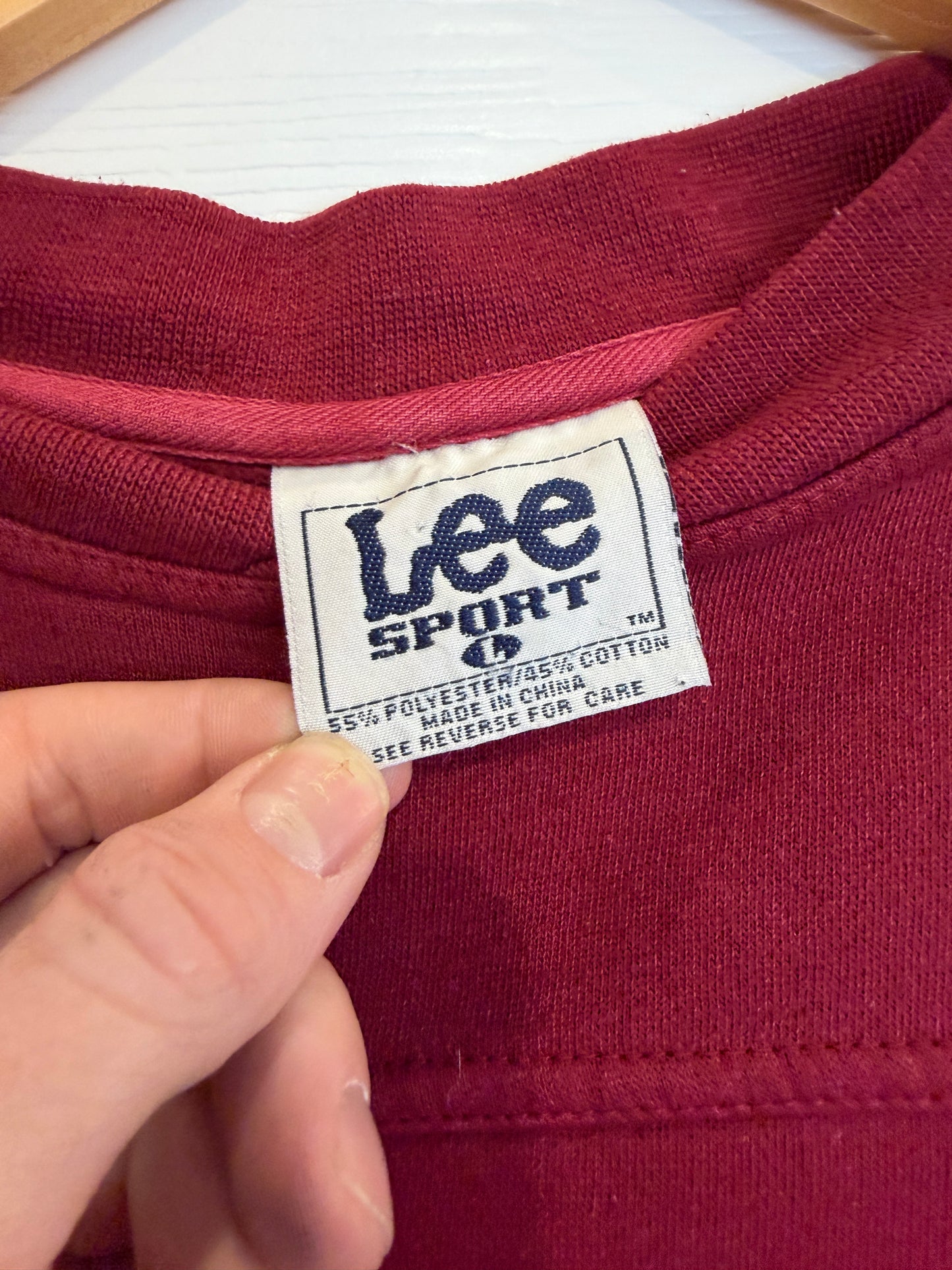 Embroidered golf crewneck - L