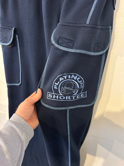 Vintage Shortee cargo baggy sweatpants - XL
