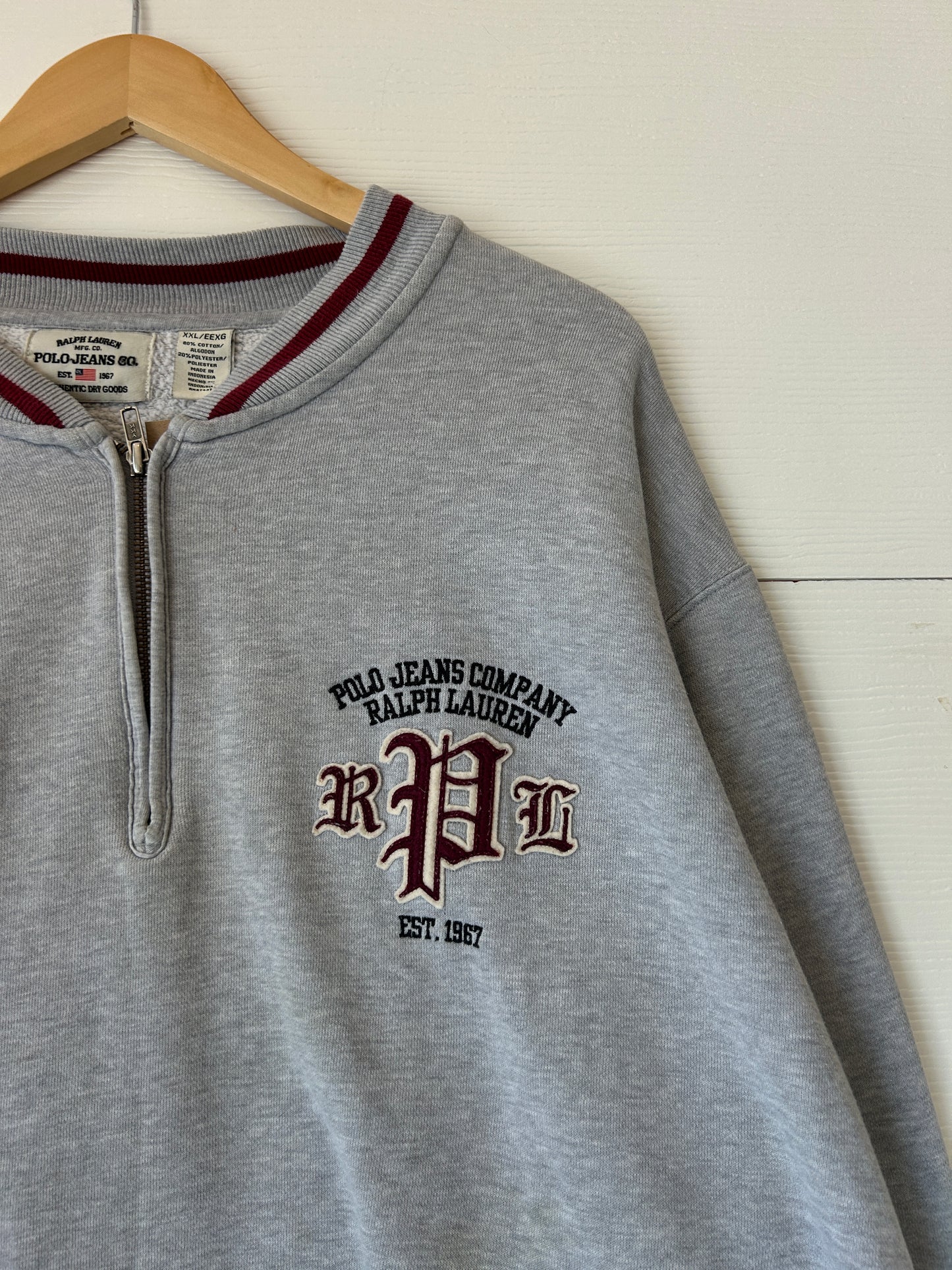 Polo jeans quarter zip - XXL