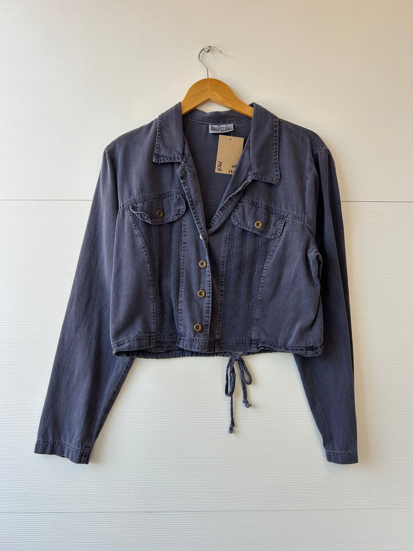 Picalino cropped button up - M