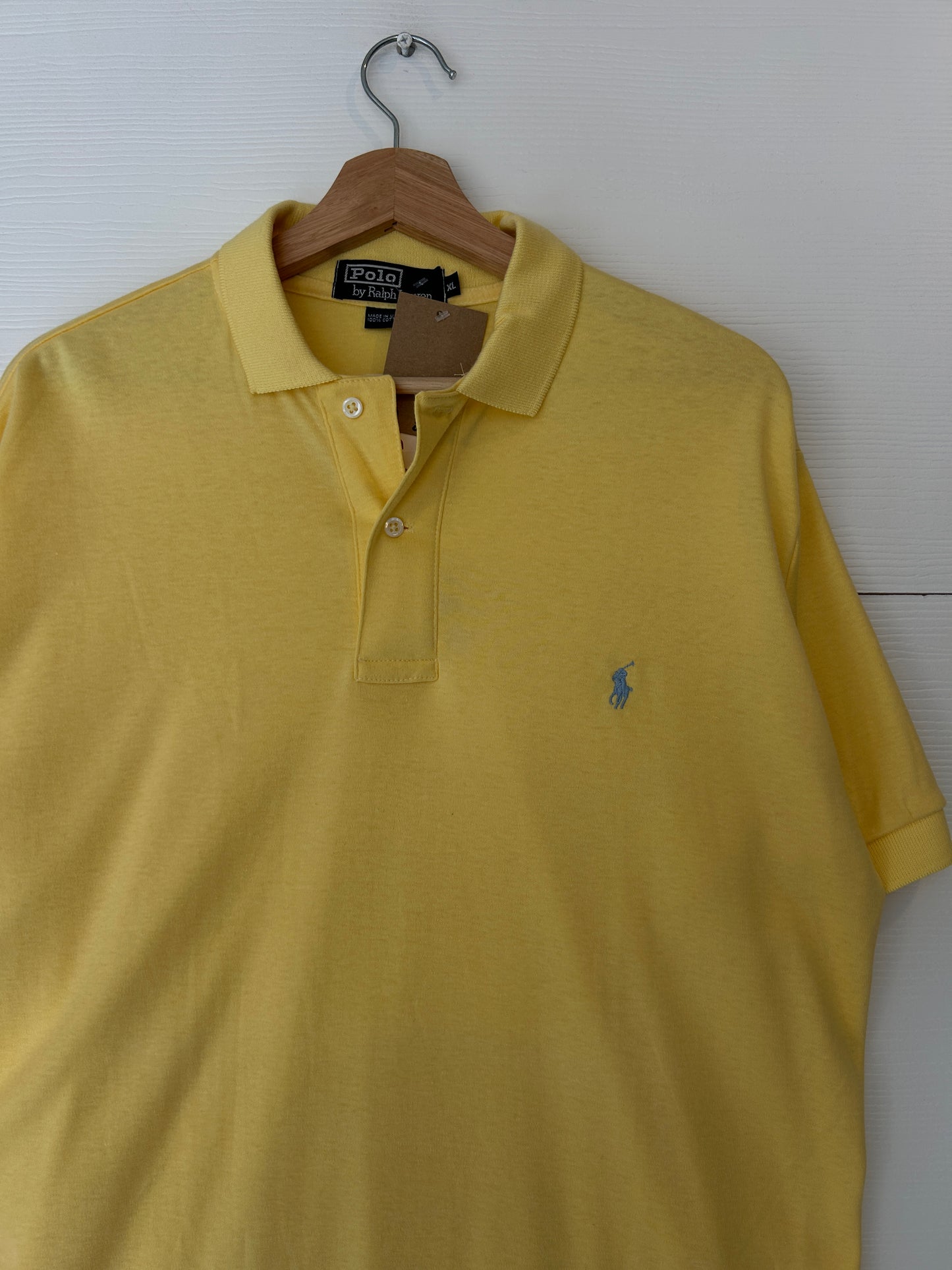 Ralph Lauren yellow polo tee - XL