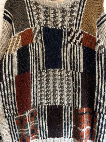 Vintage cross box sweater