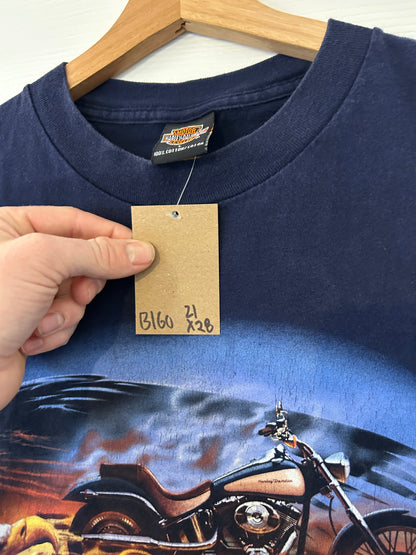 Vintage Mo-town Harley tee - M
