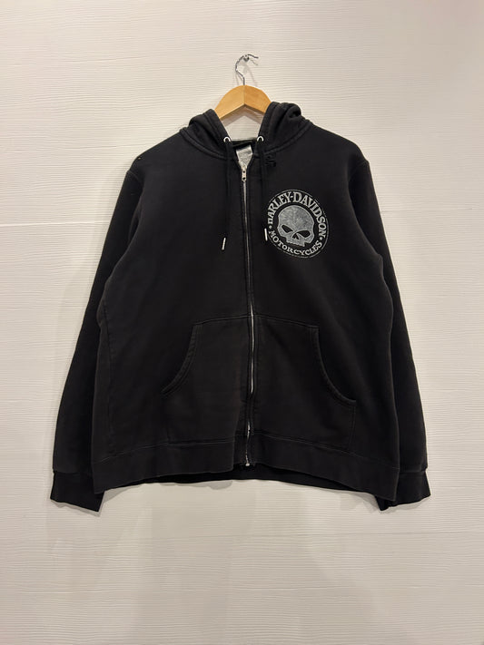 Harley Zip-up Skull hoodie - XL