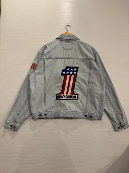 vintage Harley-Davidson USA denim jacket - XL