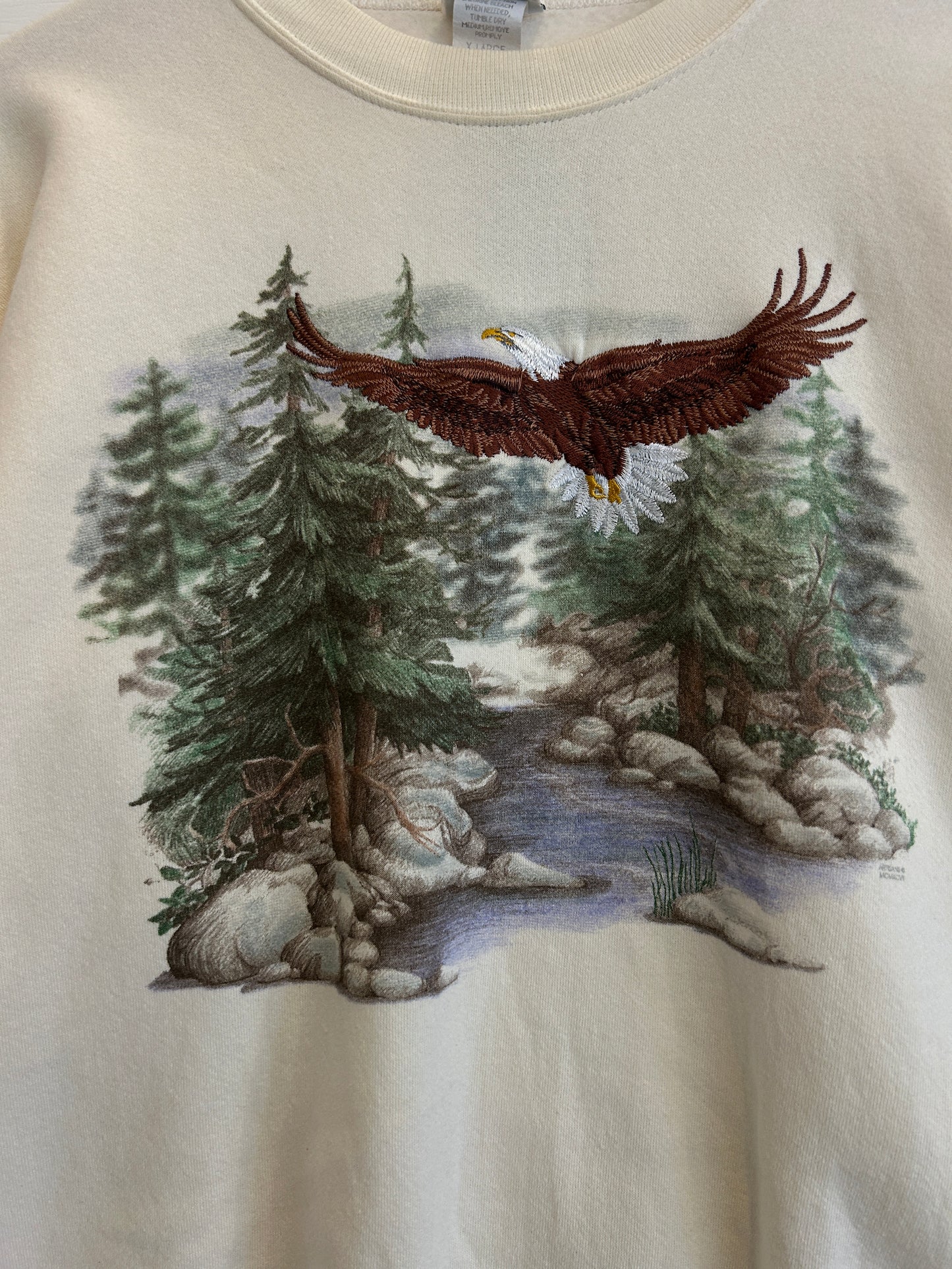 Vintage Eagle nature crewneck - XL