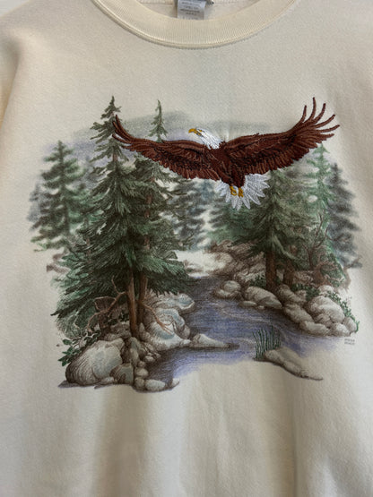 Vintage Eagle nature crewneck - XL