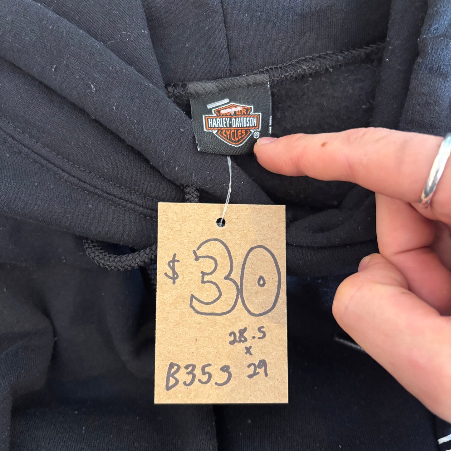 Vintage Harley Davidson Hoodie - XL