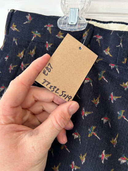 Corduroy bird golf pants - 37