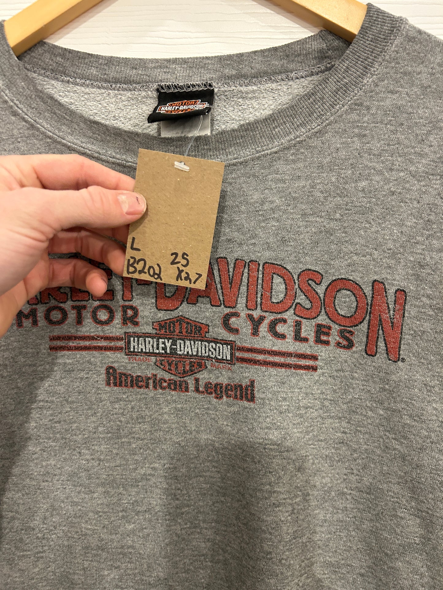 Vintage CHI-TOWN Harley crew - L