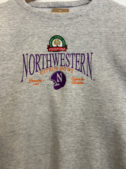 Northwestern citrus bowl crewneck - L