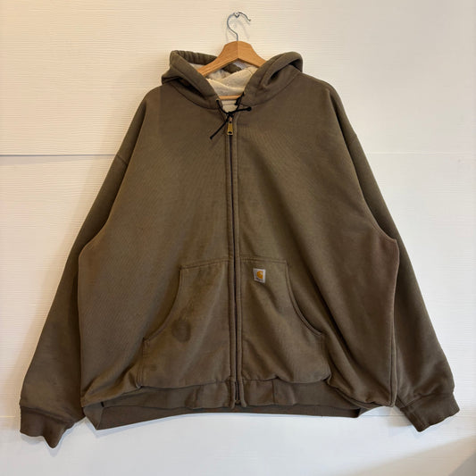 Vintage Distressed Carhartt Zip-up - XXL