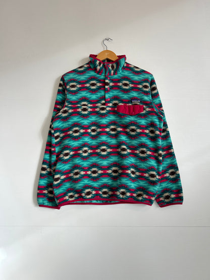 Patagonia synchilla Aztec quarter button