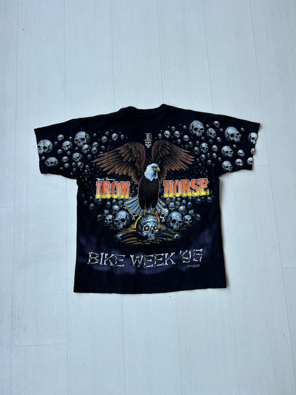Iron horse bike week 95’ tee