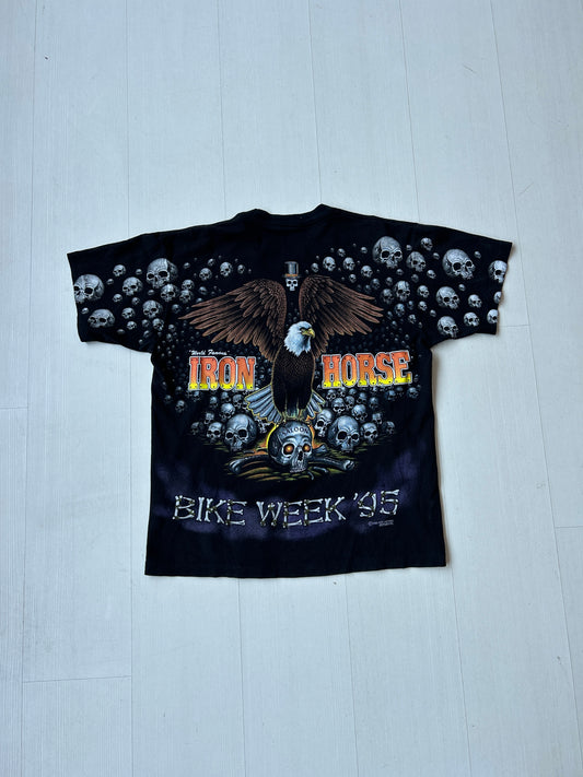 Iron horse bike week 95’ tee