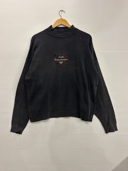 Embroidered Harley race long sleeve - L