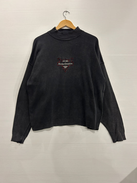 Embroidered Harley race long sleeve - L