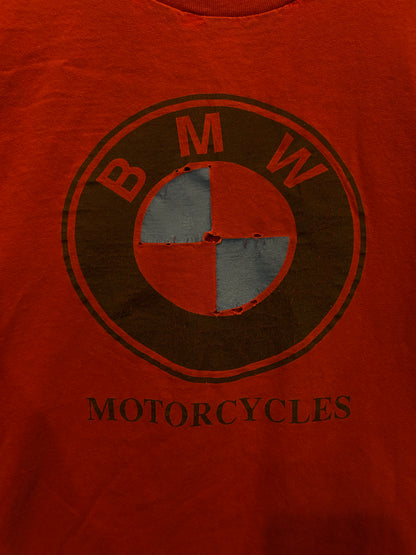 Distressed vintage BMW tee