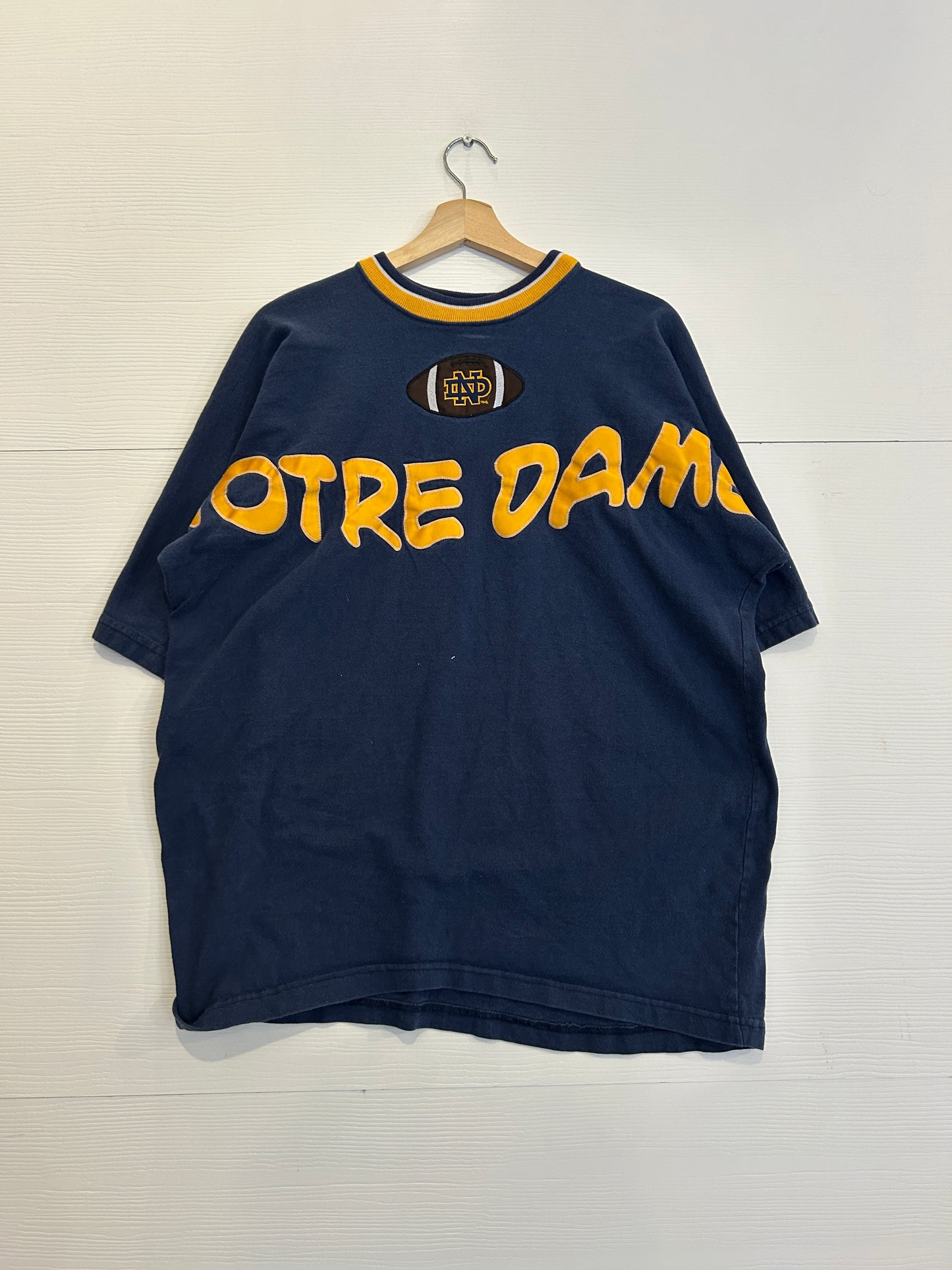 Notre dame spellout tee - XL