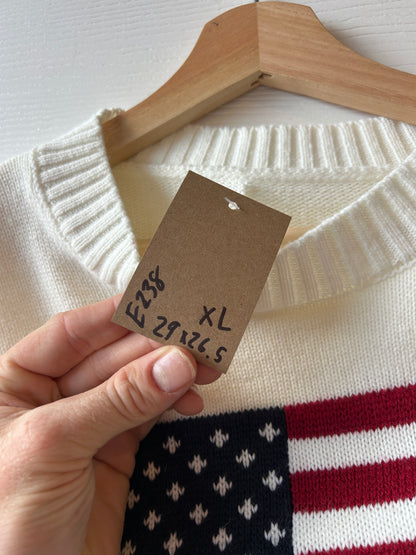 Polo style flag sweater - XL