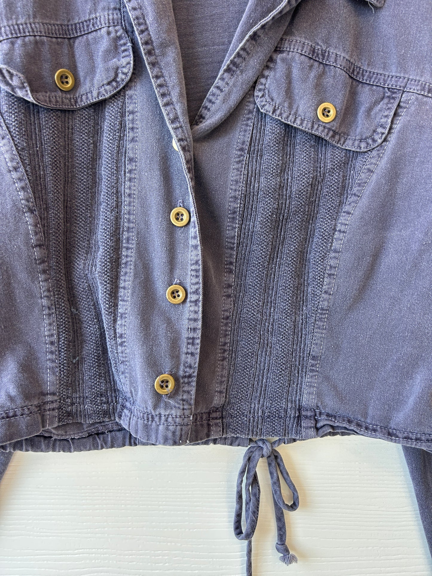 Picalino cropped button up - M
