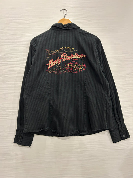 Y2K Harley Button-up long sleeve - L
