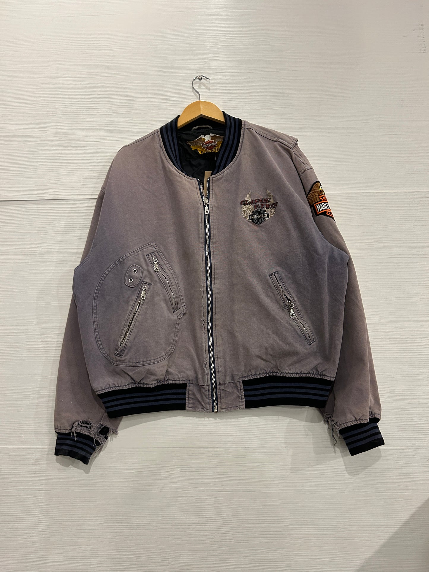 Vintage Harley bomber Jacket - XL