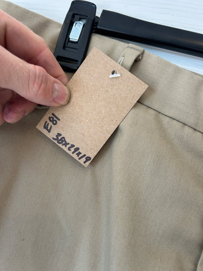 Pleated khaki trousers - 38