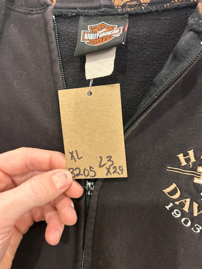Y2K Harley Zip-up hoodie - XL