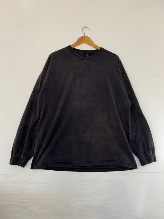 black Elgin Vintage x Harley-Davidson long-sleeve - L