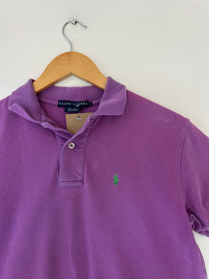 Purple Ralph Lauren polo tee - S