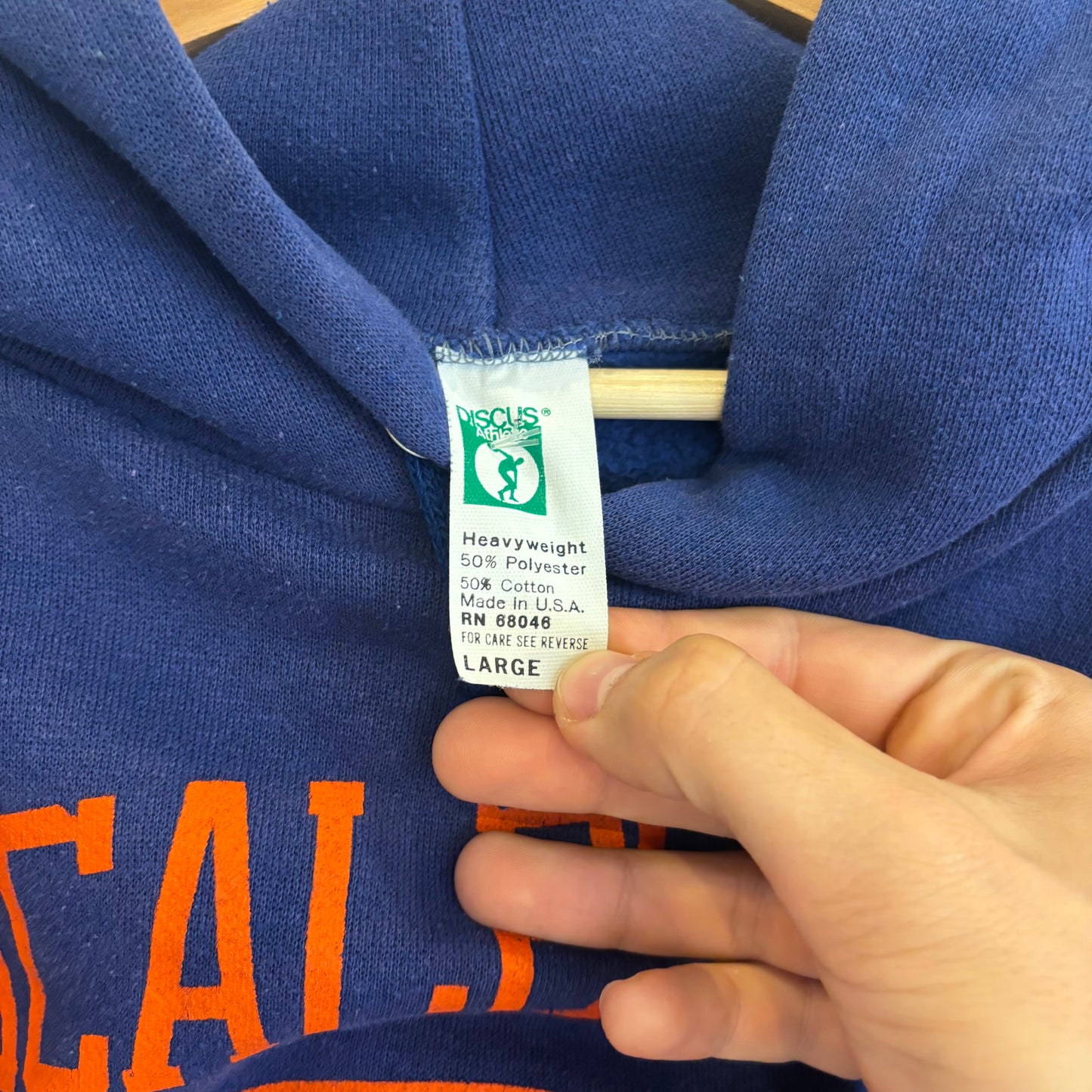 Vintage Macalester Football Hoodie L