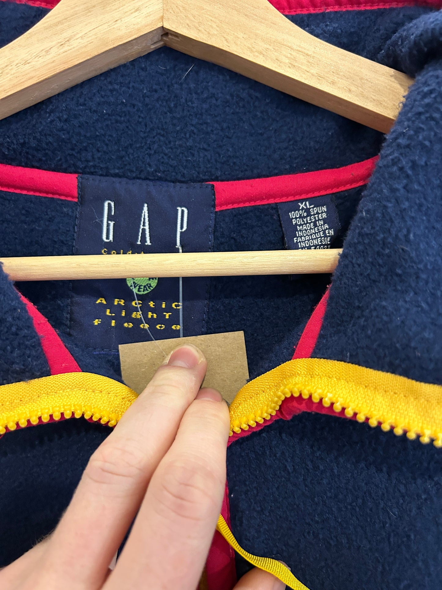 Vintage 90s Gap Arctic fleece quarter zip - XL