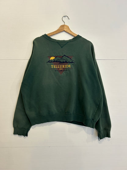 Telluride Colorado crewneck - L