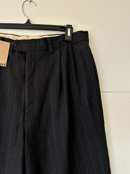 Pleated striped golf pants - 32