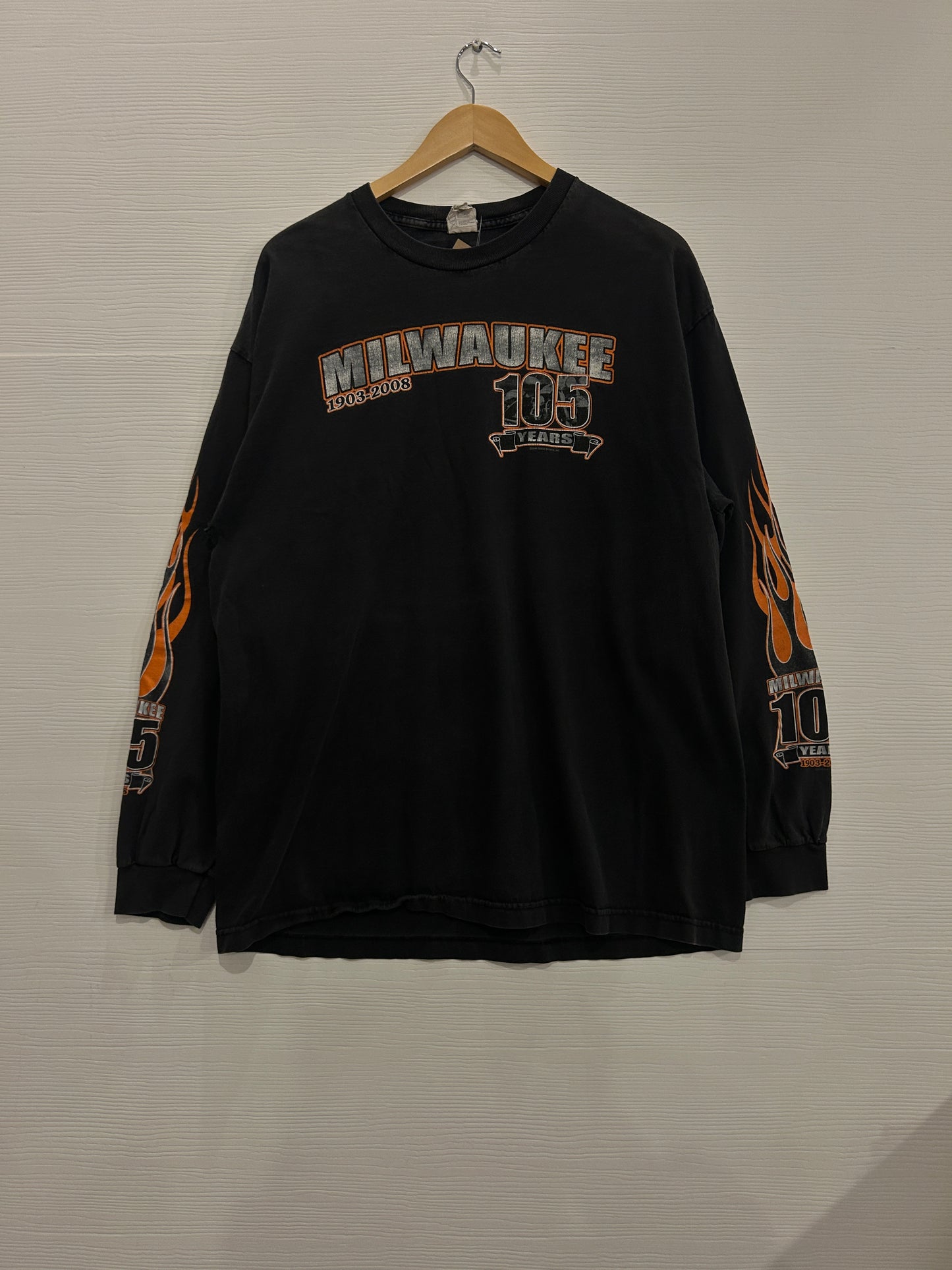 Harley Flame long sleeve - L