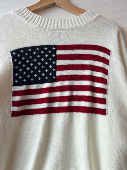 Polo style flag sweater - XL