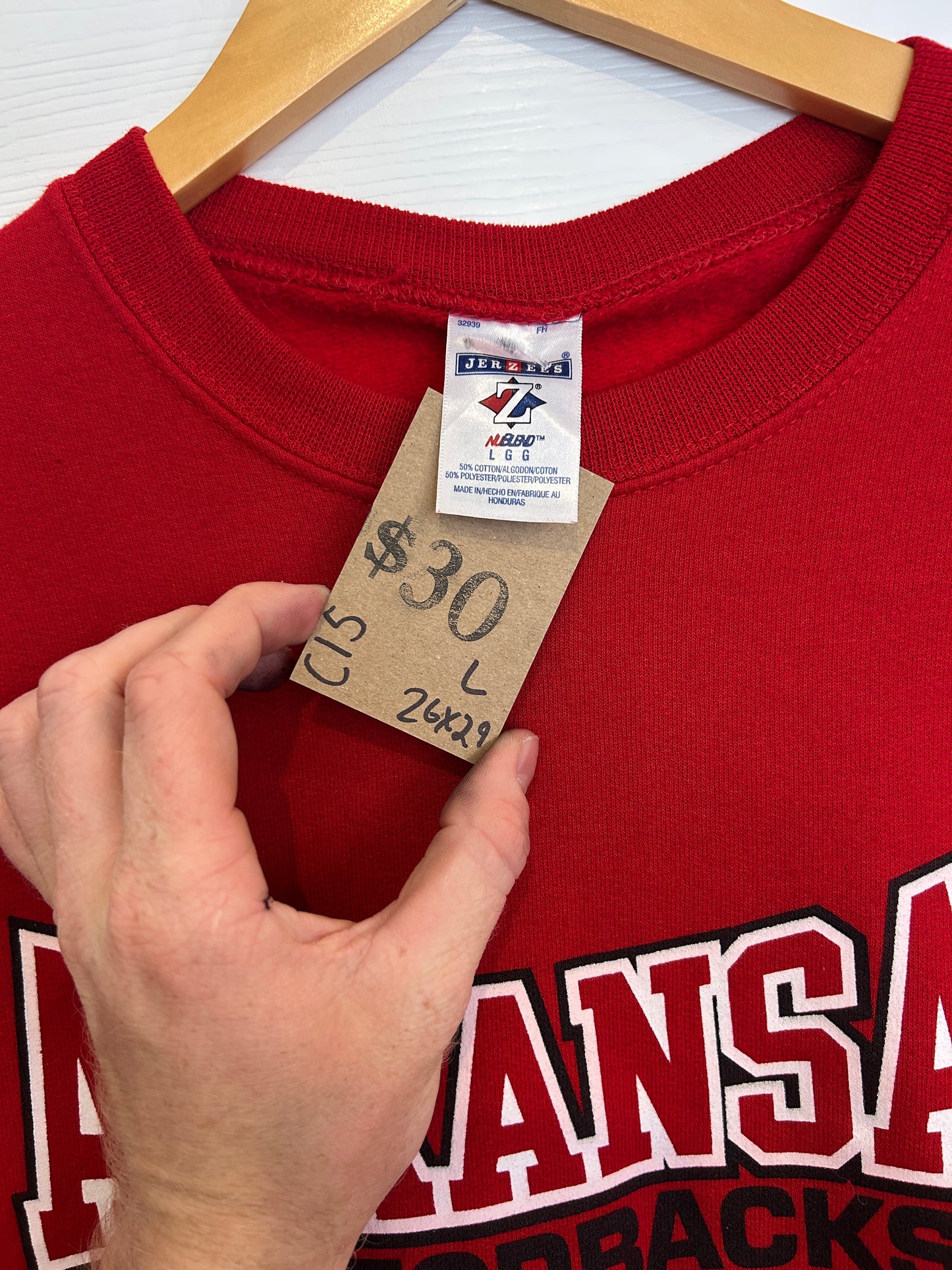Arkansas razorbacks crew - L