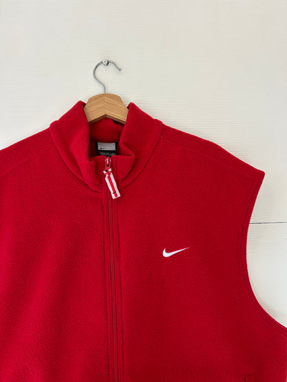 Sunday red nike fleece vest - XL
