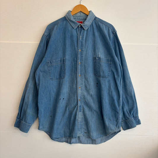 Vintage Marlboro Denim Overshirt XL