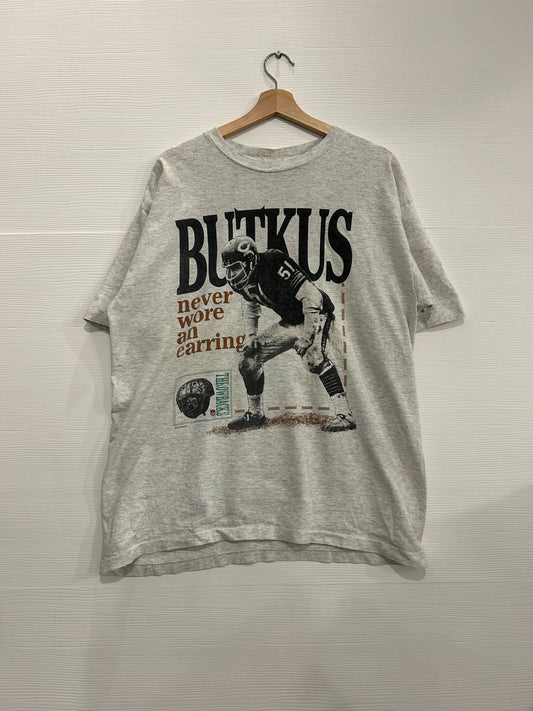 vintage chicago bears Dick Butkus graphic tee
