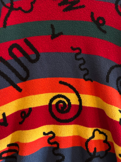 Y2K tide card log sweater