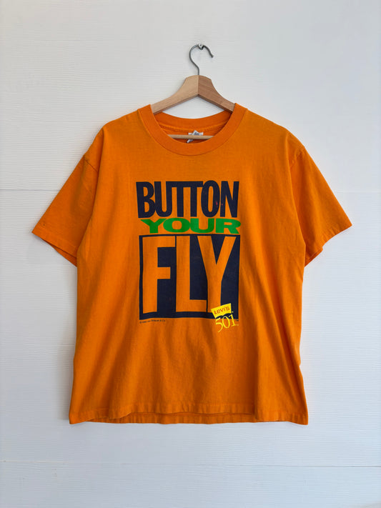 Vintage Levi’s Button Your Fly Tee L