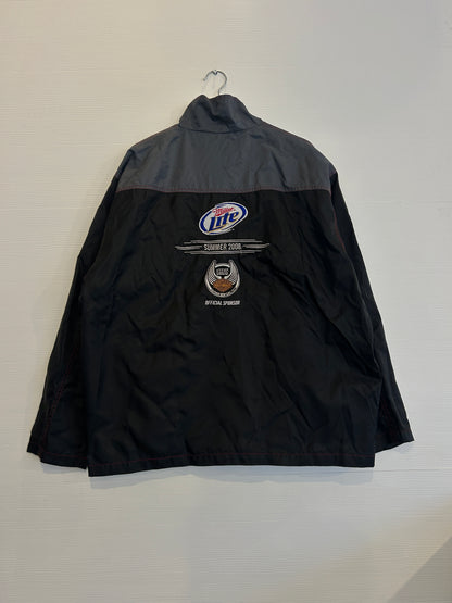 Y2K Harley x Miller Lite windbreaker - XL