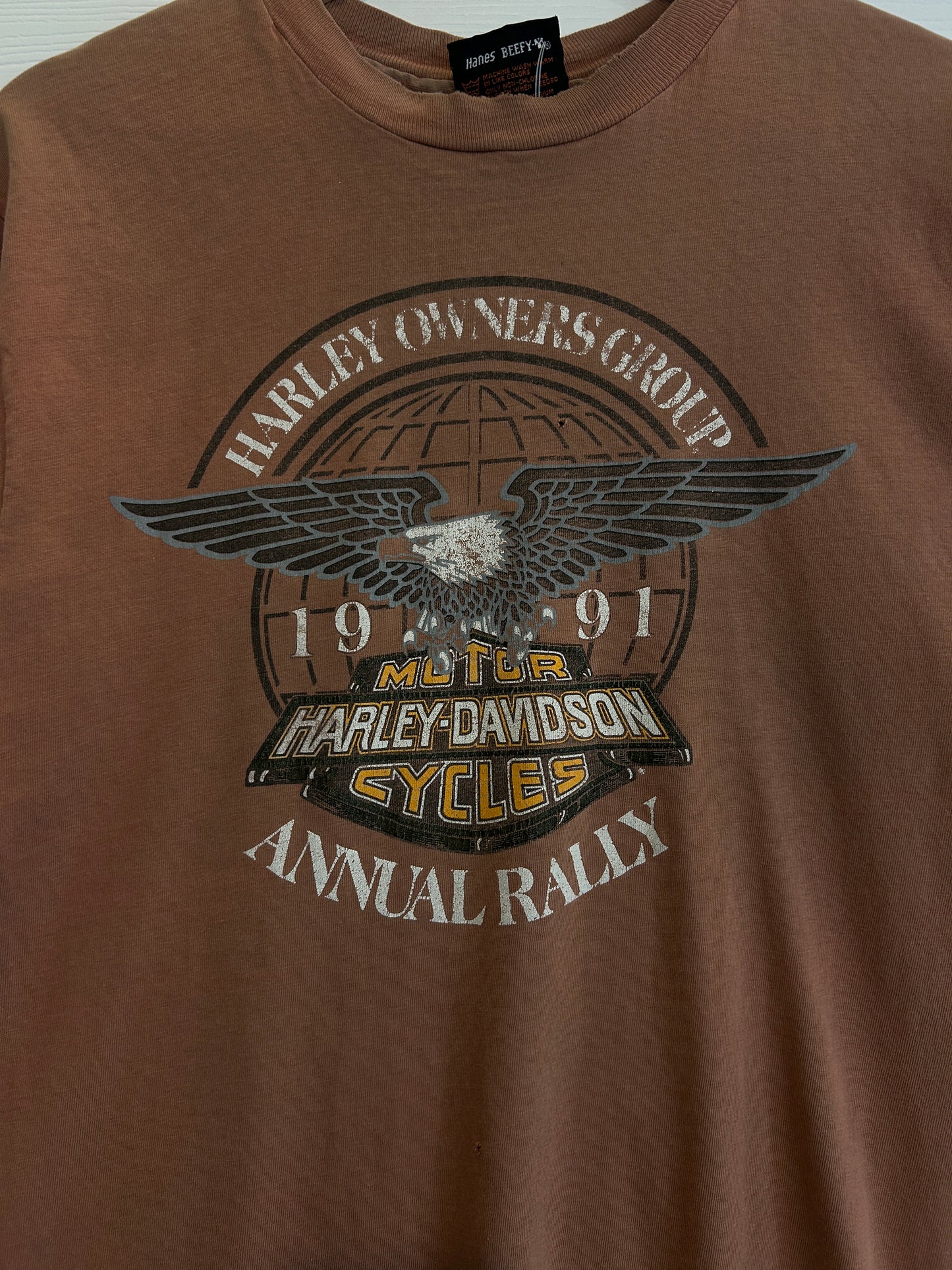 Vintage American rally 91’ Harley Tee - S