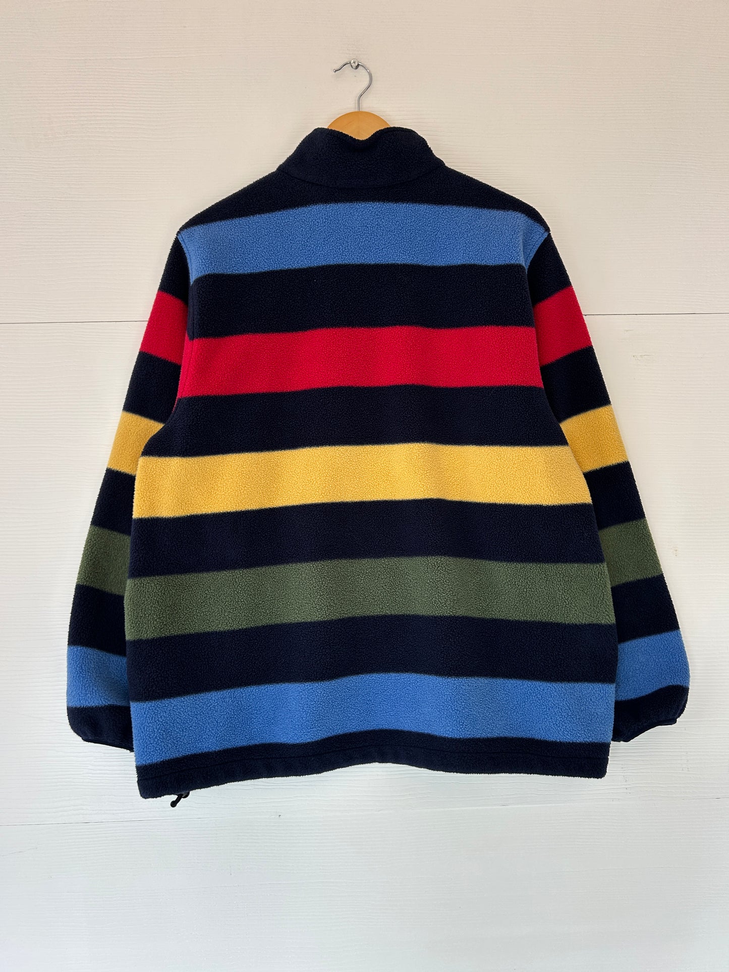 Lands end striped fleece - L