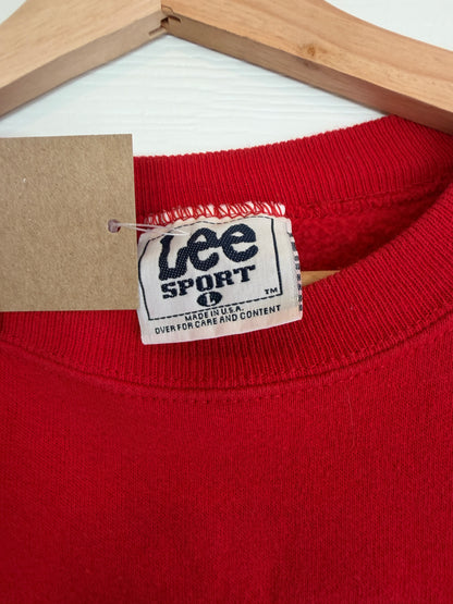 Embroidered Bulls Crewneck - L