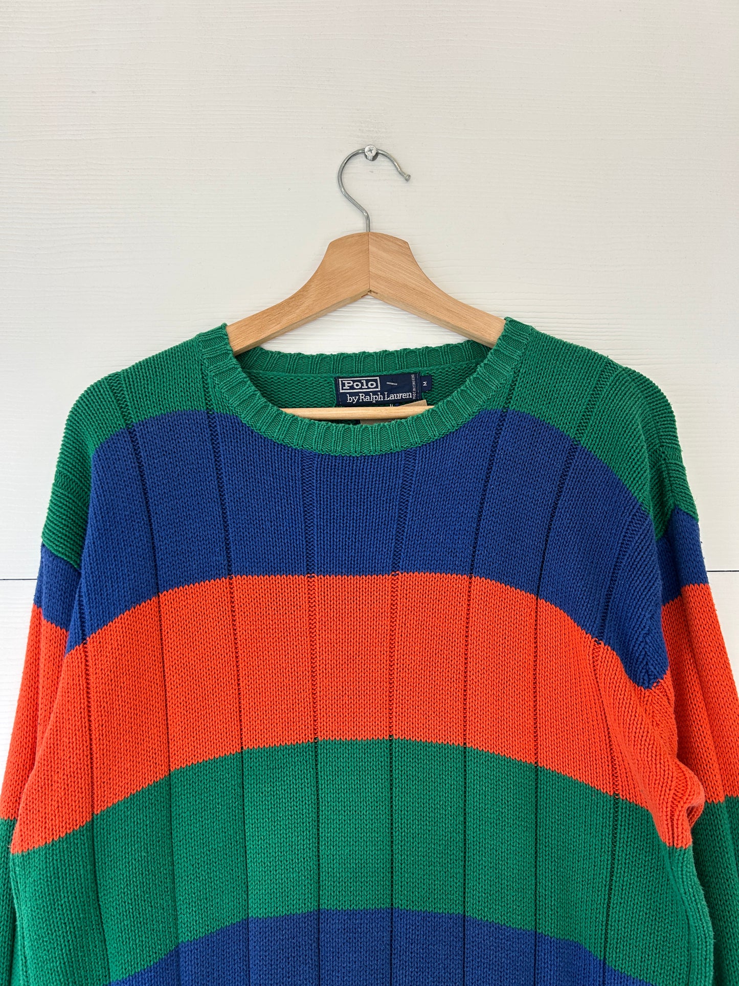 striped Ralph Lauren polo sweater - M