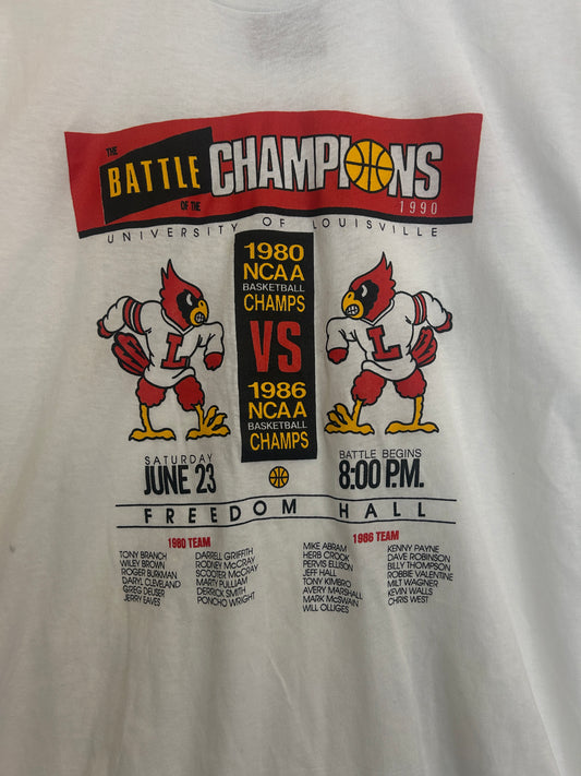 1990 ncaa Louisville shirt - XL